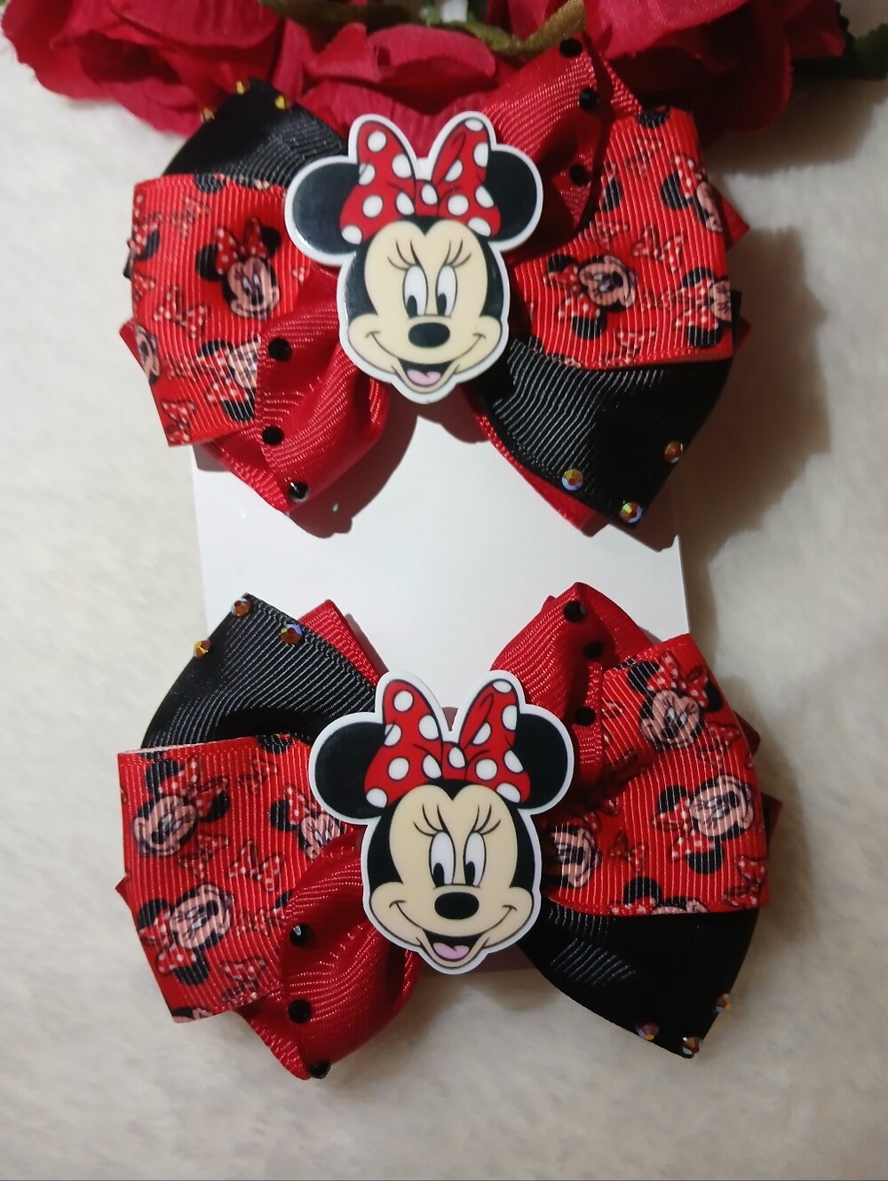 Hair Bows Set Minnie